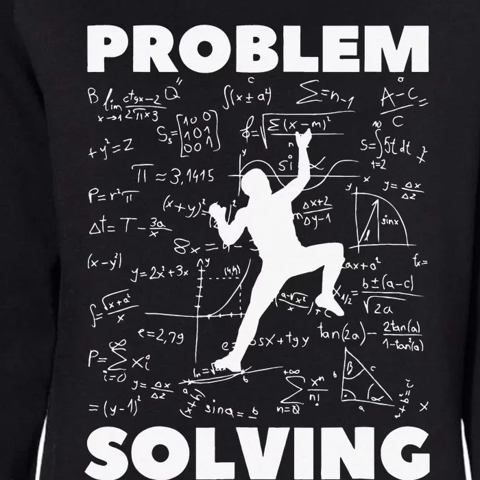 Problem Solving Climber Gift Rock Climbing Bouldering Womens California Wash Sweatshirt