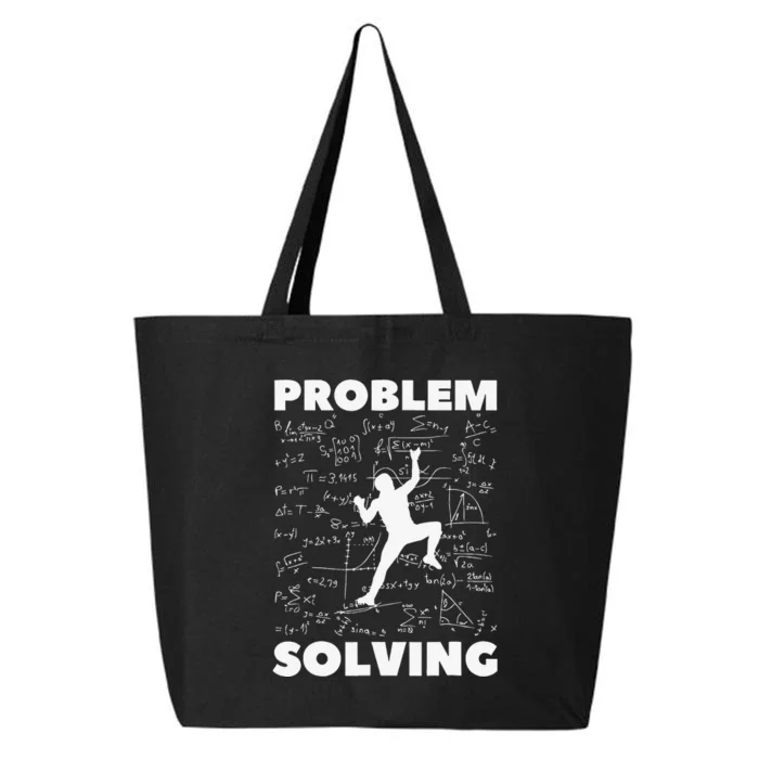 Problem Solving Climber Gift Rock Climbing Bouldering 25L Jumbo Tote