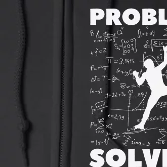 Problem Solving Climber Gift Rock Climbing Bouldering Full Zip Hoodie