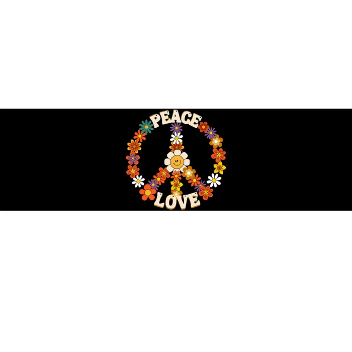 Peace Signs Coloured For 60s 70s Outfits Bumper Sticker