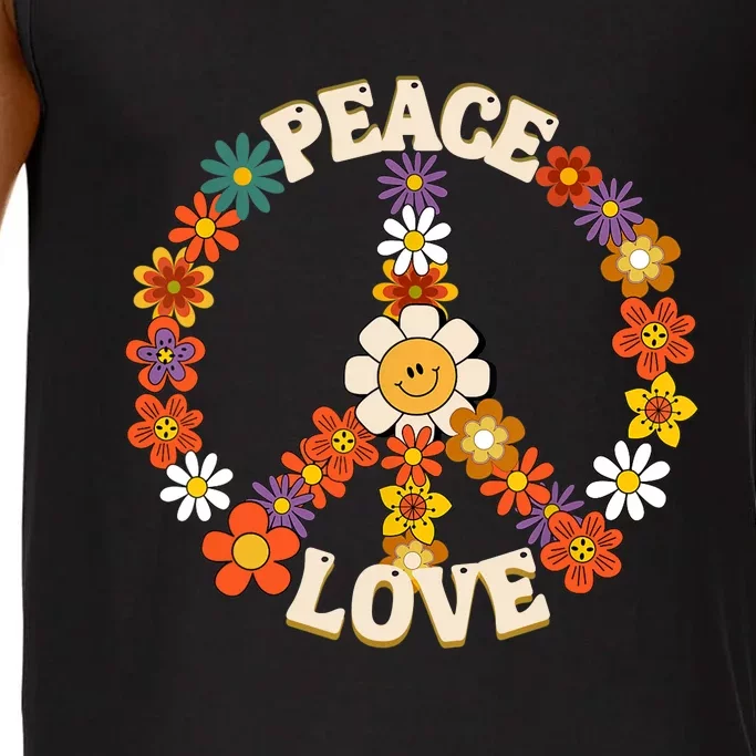 Peace Signs Coloured For 60s 70s Outfits Comfort Colors® Tank Top