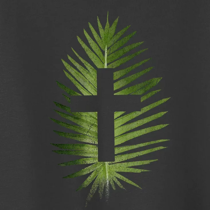 Palm Sunday Christian Palm Leaf Cross Toddler T-Shirt