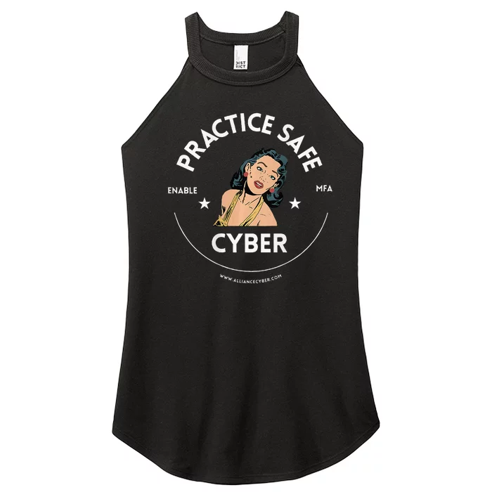 Practice Safe Cyber Mfa Women’s Perfect Tri Rocker Tank