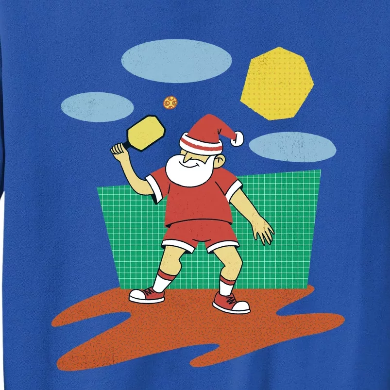 Pickleball Santa Claus Tall Sweatshirt