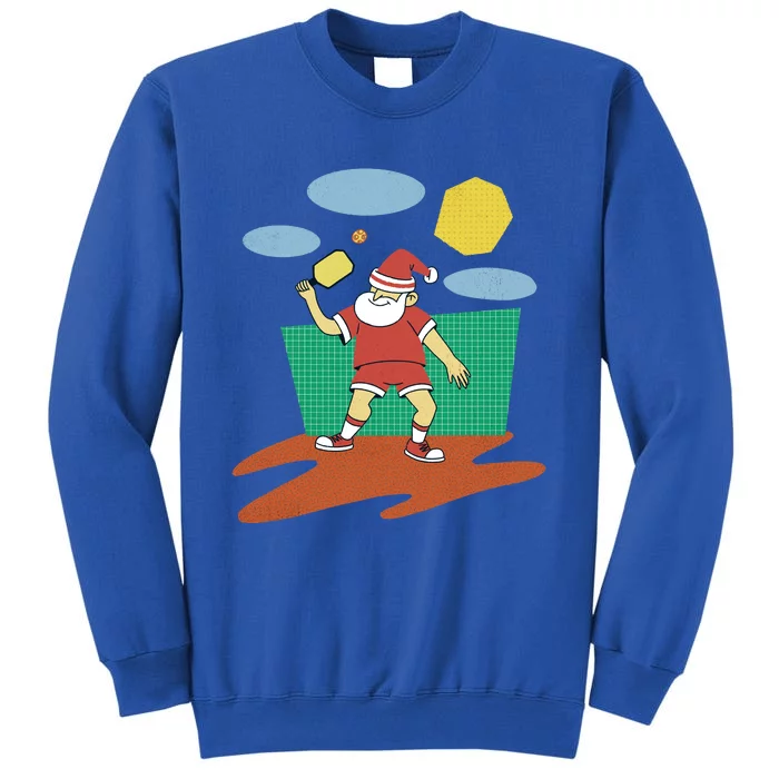 Pickleball Santa Claus Tall Sweatshirt