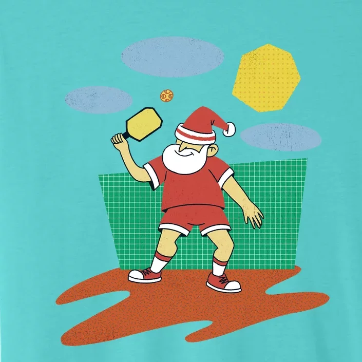 Pickleball Santa Claus ChromaSoft Performance T-Shirt