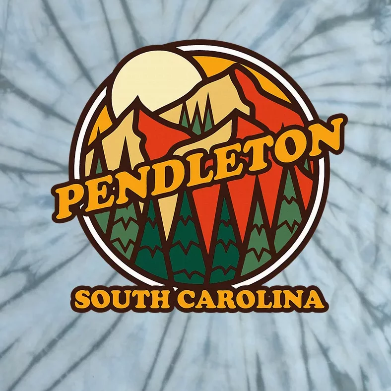 Pendleton South Carolina Mountain Hiking Souvenir Tie-Dye T-Shirt