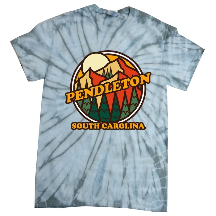 Pendleton South Carolina Mountain Hiking Souvenir Tie-Dye T-Shirt