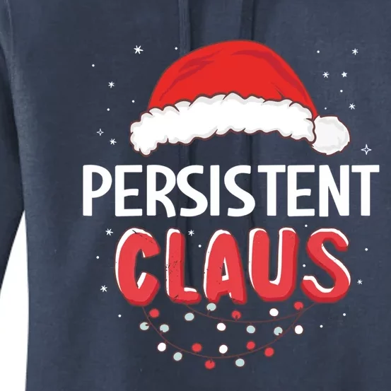 Persistent Santa Claus Christmas Matching Costume Gift Women's Pullover Hoodie