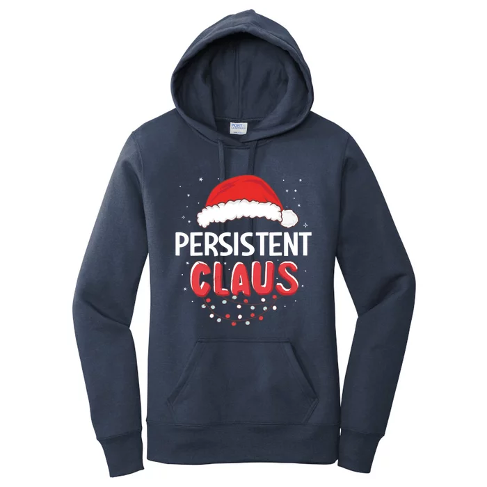 Persistent Santa Claus Christmas Matching Costume Gift Women's Pullover Hoodie