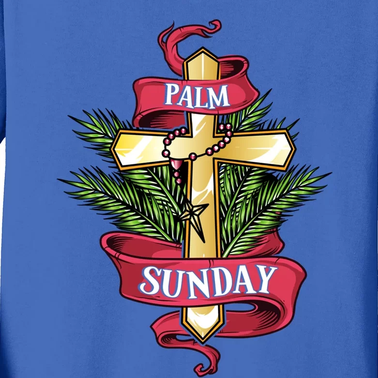 Palm Sunday Cool Gift Kids Long Sleeve Shirt