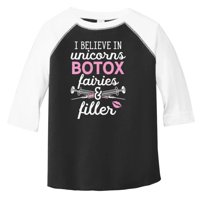 Plastic Surgery Cosmetic Nurse Lips Injector Unicorns Botox Toddler Fine Jersey T-Shirt