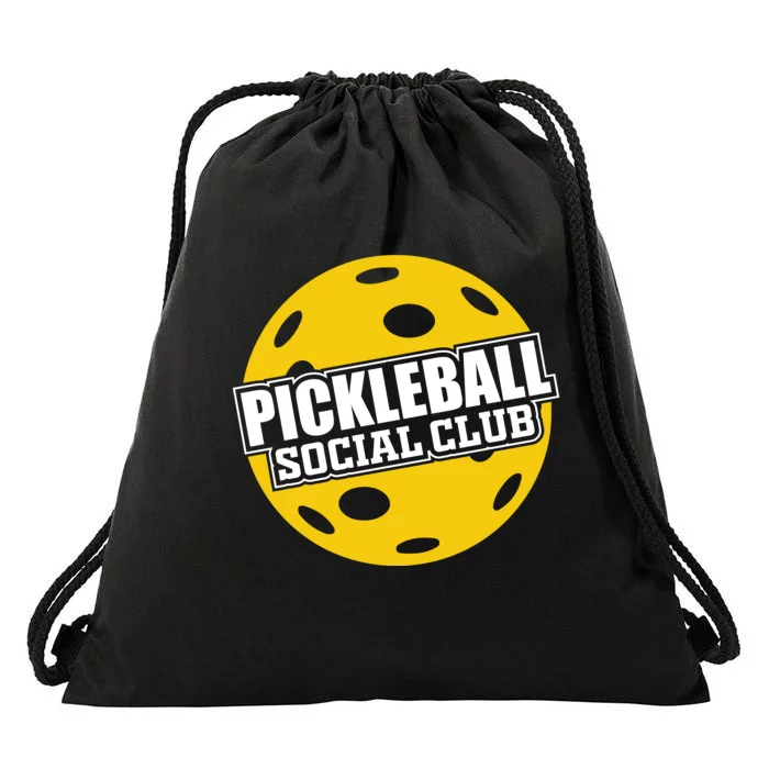 Pickleball Social Club Pickleball Gift Drawstring Bag