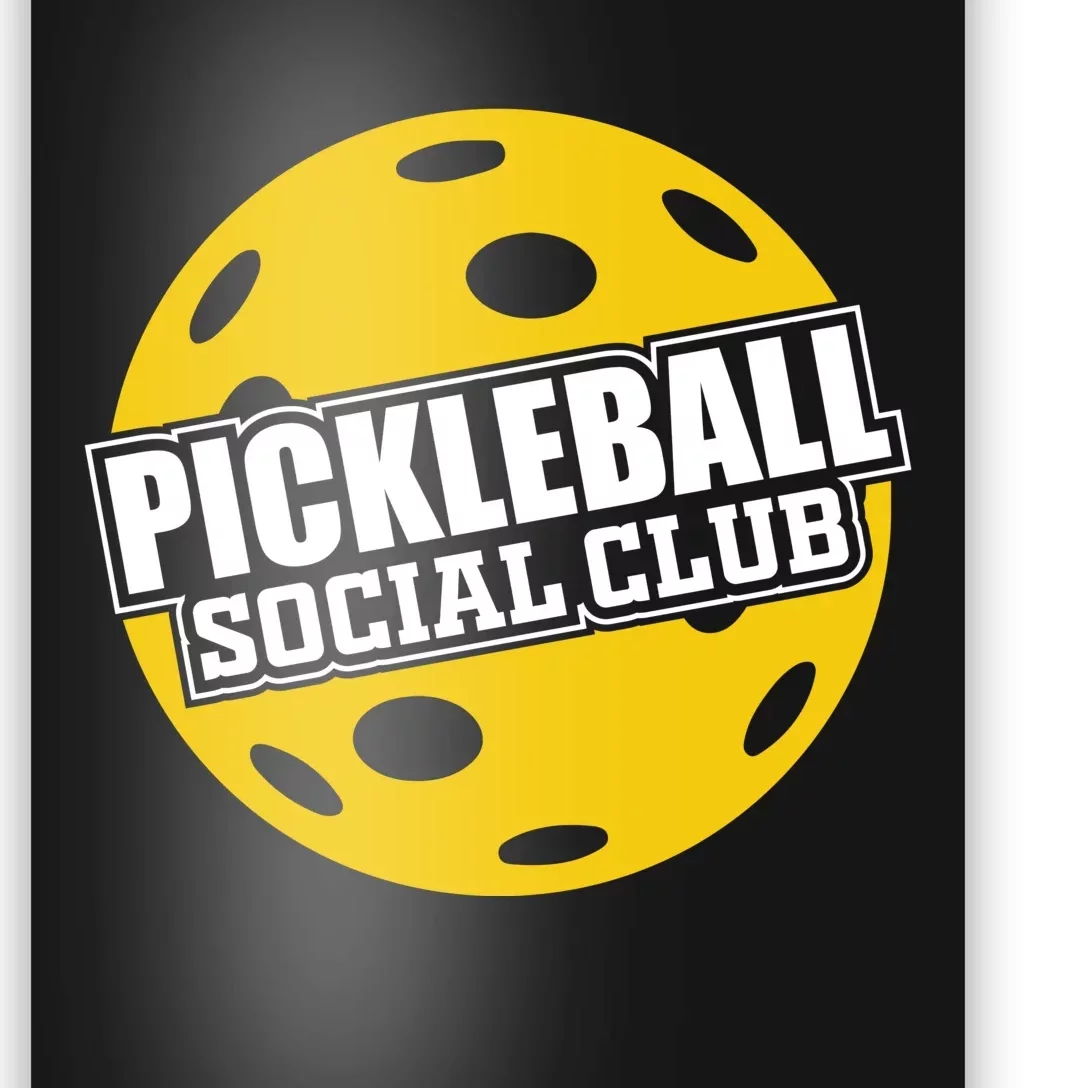 Pickleball Social Club Pickleball Gift Poster