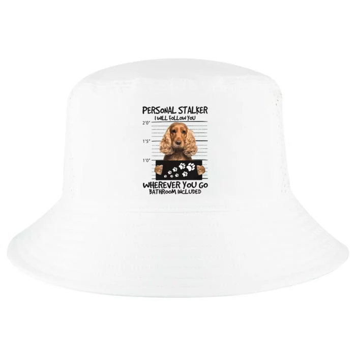 Personal Stalker Cocker Spaniel Cool Comfort Performance Bucket Hat