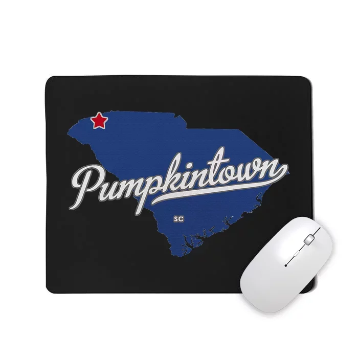 Pumpkintown South Carolina Sc Map Mousepad