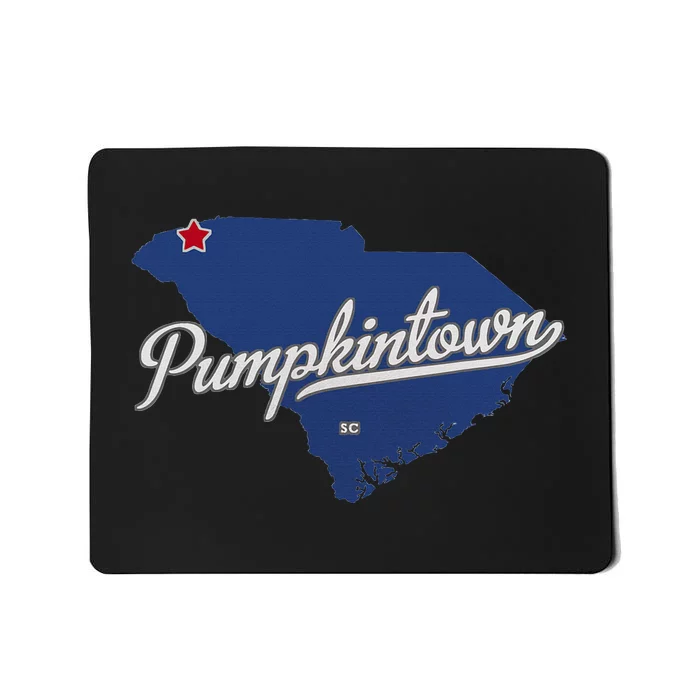 Pumpkintown South Carolina Sc Map Mousepad