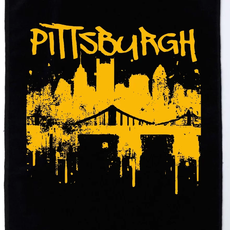 Pittsburgh Steel City Skyline Platinum Collection Golf Towel