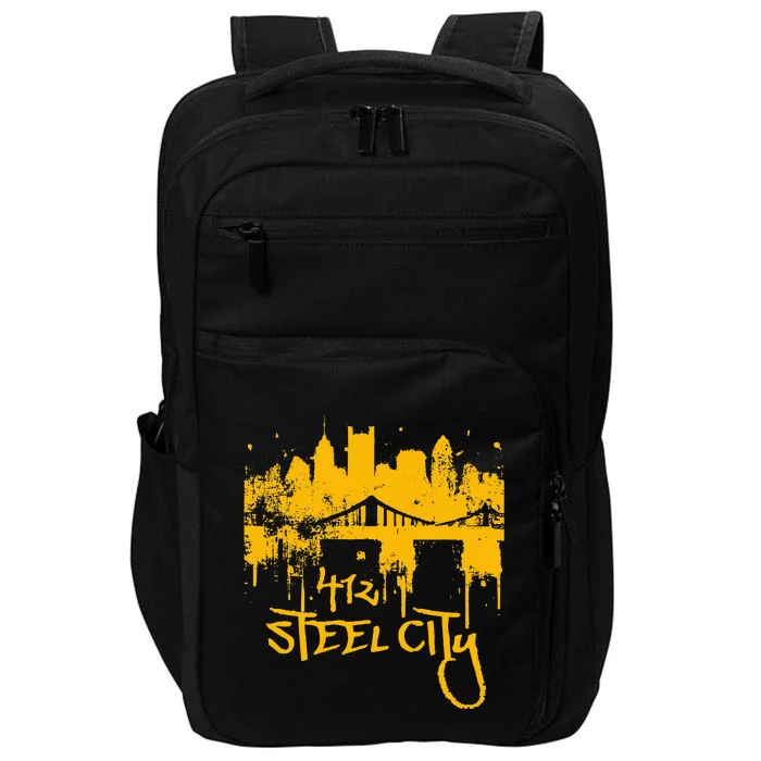 Pittsburgh Steel City Skyline Impact Tech Backpack