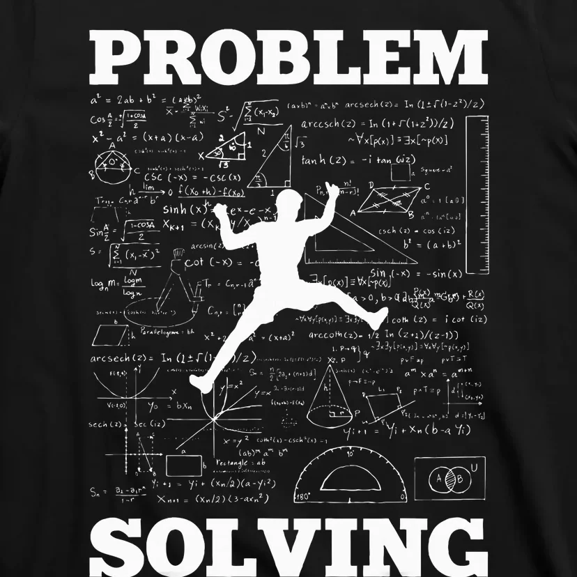 Problem Solving Climber Rock Climbing Bouldering Pun Funny T-Shirt