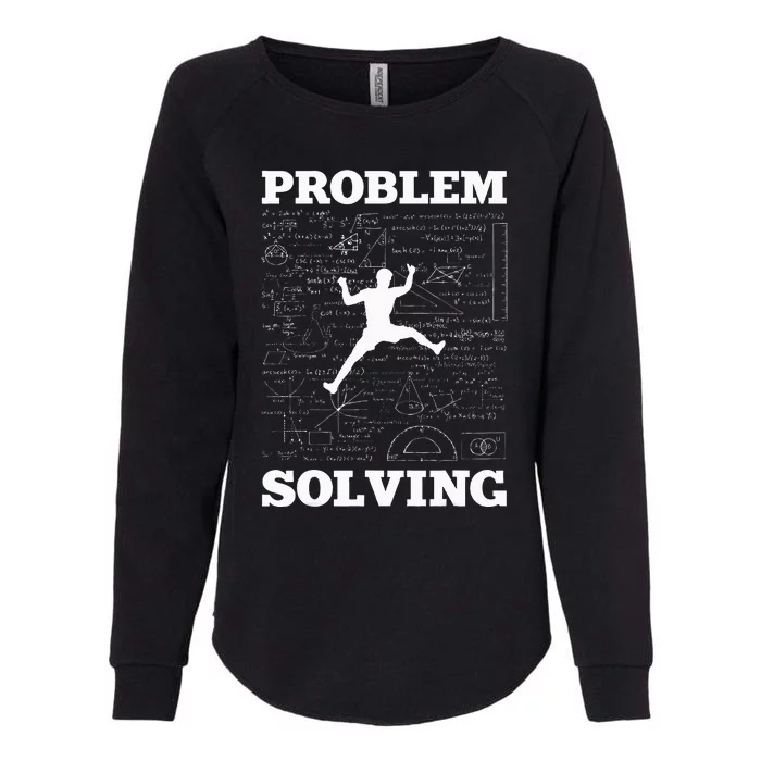 Problem Solving Climber Rock Climbing Bouldering Pun Funny Womens California Wash Sweatshirt