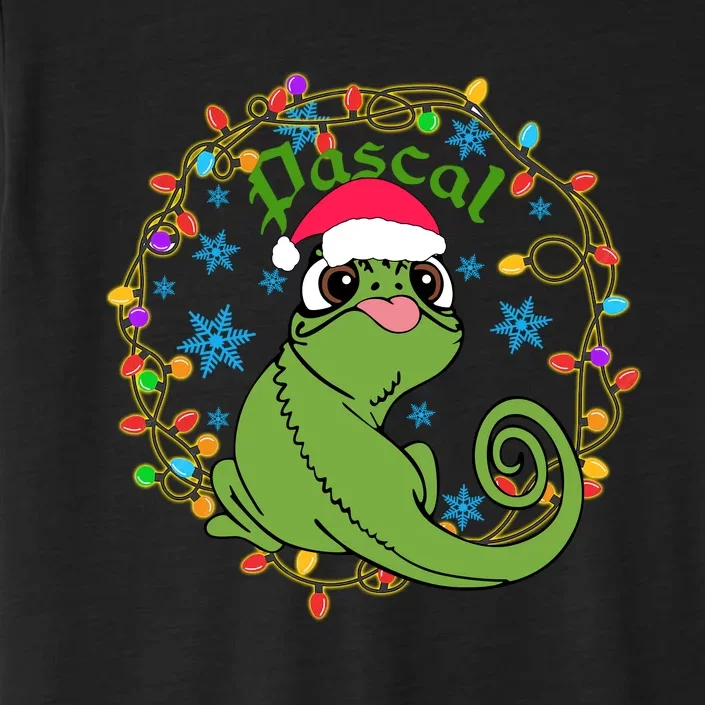 Pascal Santa Christmas Lights Santa Pascal Frog Christmas ChromaSoft Performance T-Shirt