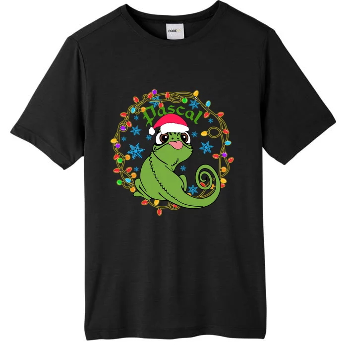 Pascal Santa Christmas Lights Santa Pascal Frog Christmas ChromaSoft Performance T-Shirt