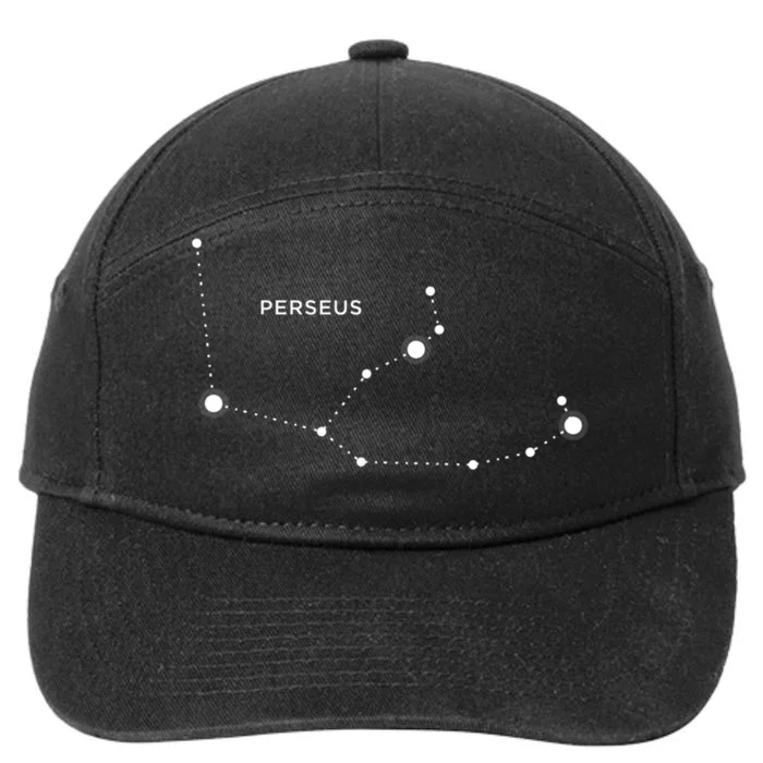 Perseus Star Constellation Zodiac Astronomy 7-Panel Snapback Hat