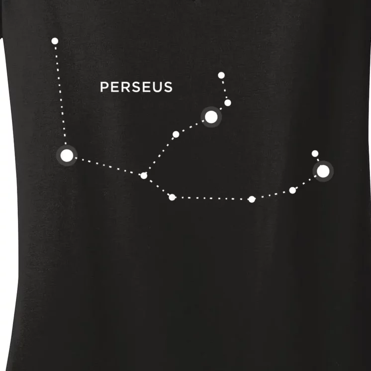 Perseus Star Constellation Zodiac Astronomy Women's V-Neck T-Shirt