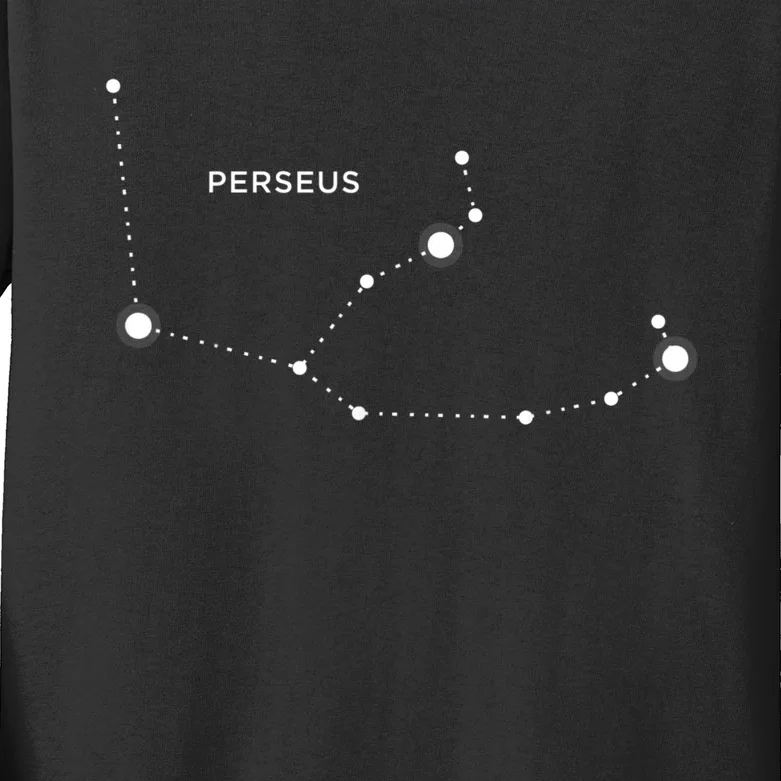 Perseus Star Constellation Zodiac Astronomy Kids Long Sleeve Shirt