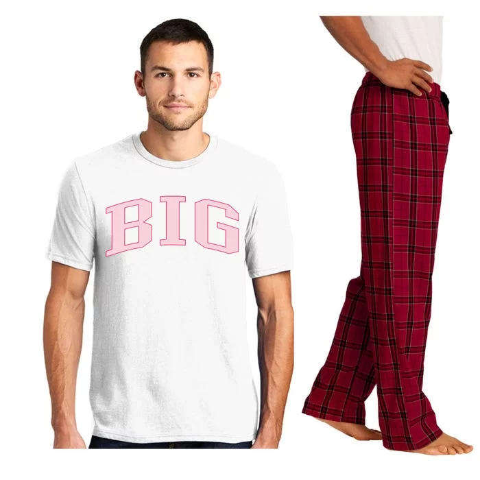 Pink Sorority Crewneck Sweatshirt Pajama Set