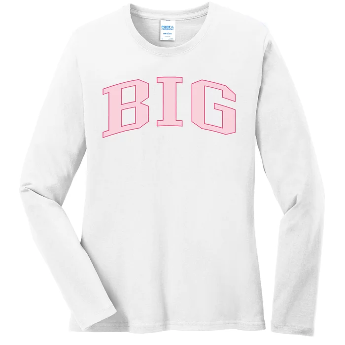 Pink Sorority Crewneck Sweatshirt Ladies Long Sleeve Shirt