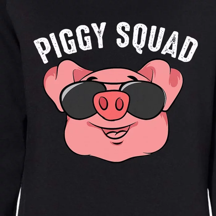 Piggy Squad Cute Pig Farmer Animal Lovers Funny Farm Gift Womens California Wash Sweatshirt