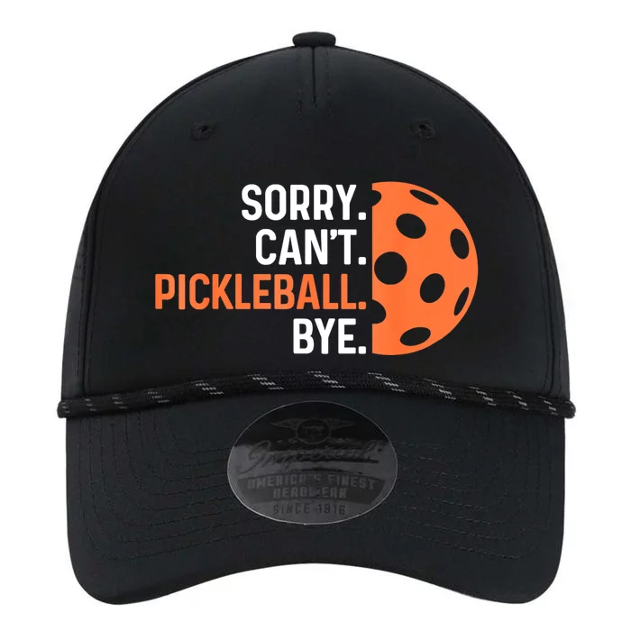 Pickleballers Sorry Cant Pickleball Bye Pickleball Player Gift For Sport Fan Performance The Dyno Cap