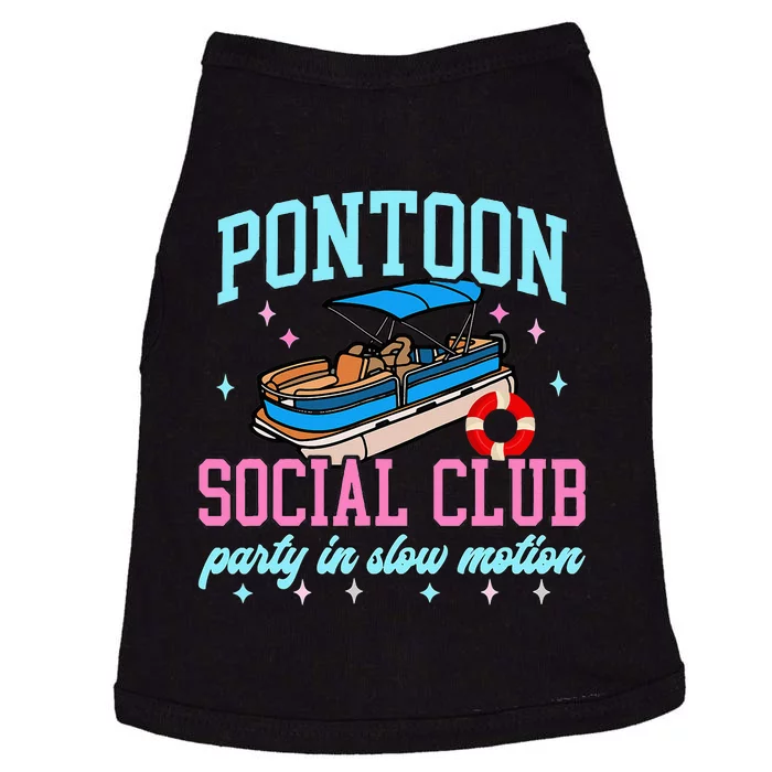 Pontoon Social Club Party In Slow Motion Pontoon Boat Doggie Tank