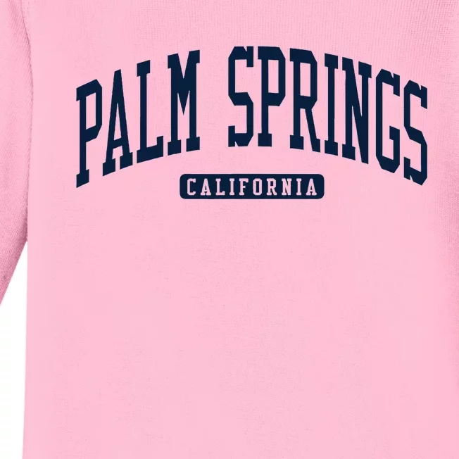 Palm Springs California Ca College University Style Baby Long Sleeve Bodysuit