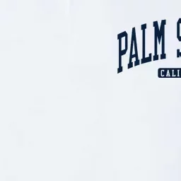 Palm Springs California Ca College University Style Softstyle Adult Sport Polo