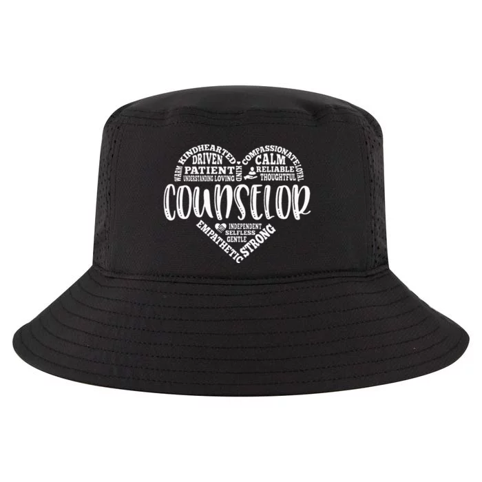 Proud School Counselor Student Counseling Profession Cool Comfort Performance Bucket Hat