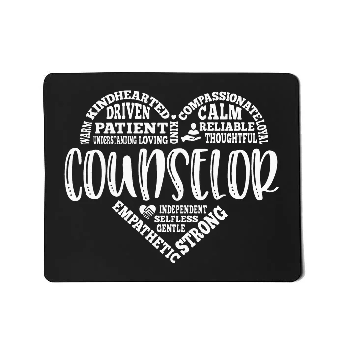 Proud School Counselor Student Counseling Profession Mousepad