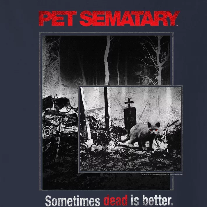 Pet Semetary Cat Poster Toddler Long Sleeve Shirt