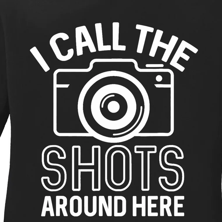 Photography Storyteller Camera Slogan Funny Photographer Ladies Long Sleeve Shirt