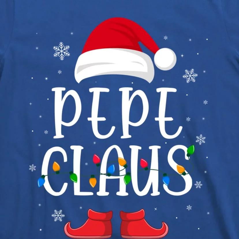 Pepe Santa Claus Hat With Xmas Light Christmas Holiday Gift T-Shirt