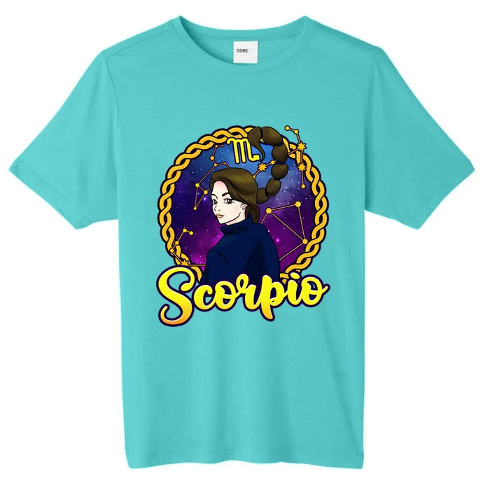 Pretty Scorpio Constellation Zodiac October November Gift ChromaSoft Performance T-Shirt