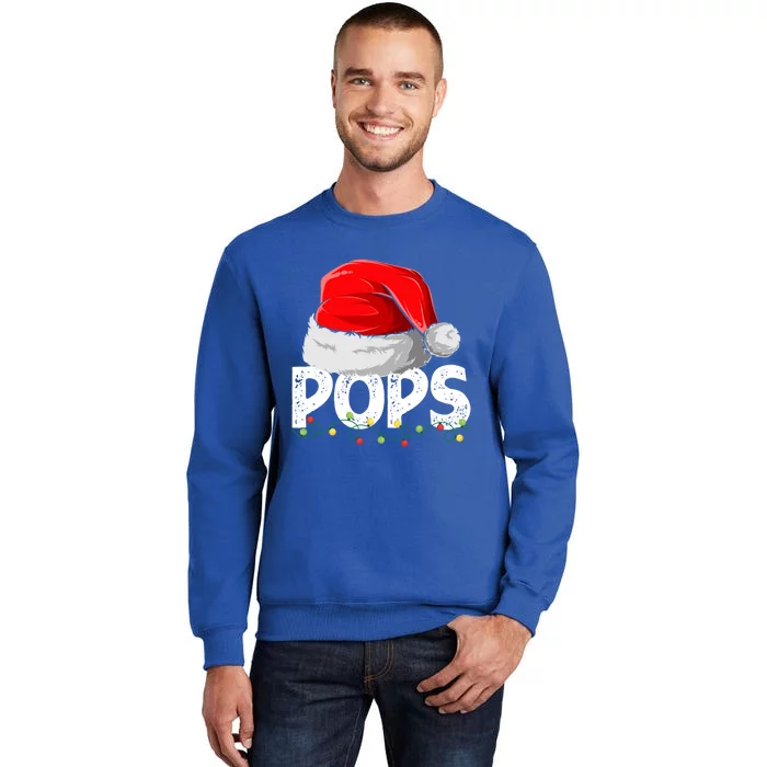 Pops Santa Christmas Family Matching Pajamas Papa Xmas Gift Sweatshirt