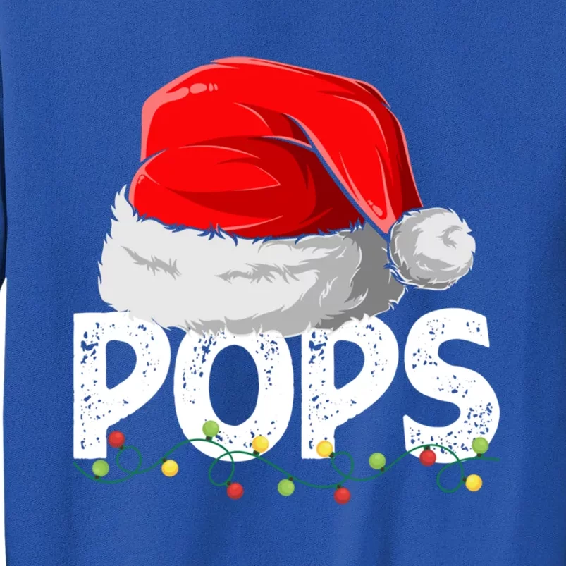 Pops Santa Christmas Family Matching Pajamas Papa Xmas Gift Sweatshirt