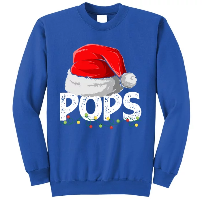 Pops Santa Christmas Family Matching Pajamas Papa Xmas Gift Sweatshirt