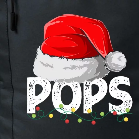 Pops Santa Christmas Family Matching Pajamas Papa Xmas Gift Daily Commute Backpack