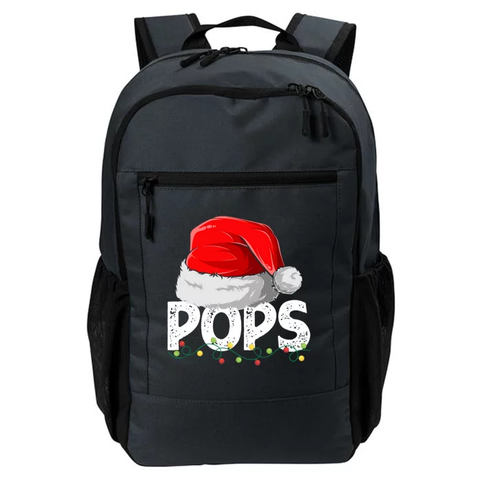 Pops Santa Christmas Family Matching Pajamas Papa Xmas Gift Daily Commute Backpack