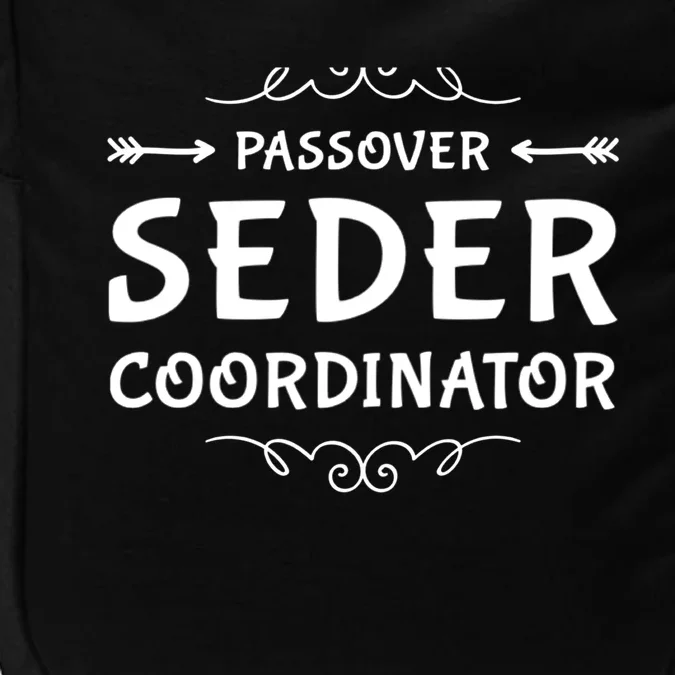 Passover Seder Coordinator Matzah Four Cups Afiko Dayenu Gift Impact Tech Backpack