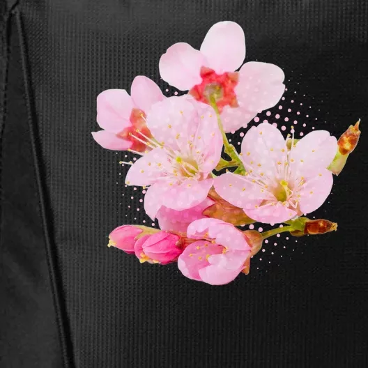 Pink Springtime Cherry Blossoms Sakura City Backpack